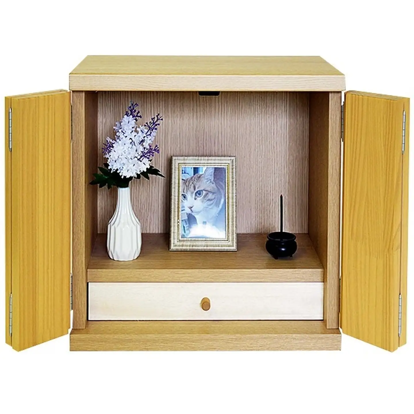 メモリアルボックス虹L（4枚戸）【諸富家具】：B845-002