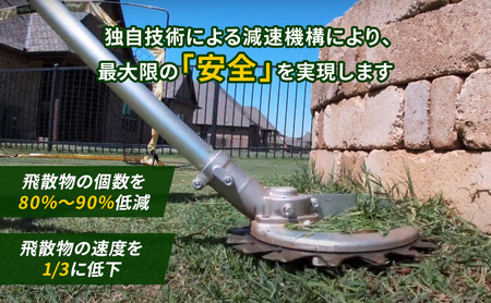 草刈り機 スーパーカルマー セット ループ 両手 ハンドル アイデック 刈払機 エンジン スーパーカルマーPRO ask-v23 替刃 刃 アタッチメント 除草 刈払い機 草刈機 草刈 草刈り 道具 立ったまま 安全 園芸 DIY ガーデニング 芝刈機 兵庫
