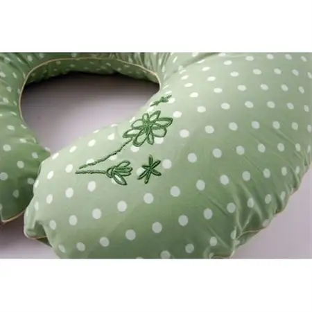 授乳クッション  ローズマダム (グリーンドット)【1134792】