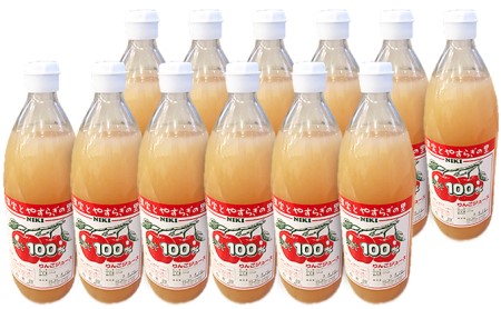 [先行受付/2026年] 農園のフレッシュりんごジュース 1L×12本 北海道 仁木 果物 フルーツ リンゴ 飲料類 果汁飲料 果物類 林檎 [フルーツショップ妹尾観光農園]
