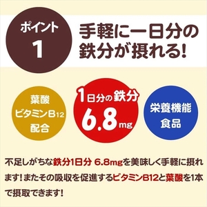 守山乳業 MORIYAMA 1日分の鉄分 ココア 125ml ×24本 【 栄養機能食品 鉄 葉酸 ビタミン アイスココア 詰め合せ セット 飲料 お徳用 ドリンク おいしい 健康飲料 美味しい 健康ドリンク ココア飲料 ホットココア 】