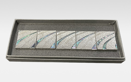 [高岡銅器]「Water surfaceみなも」5個セット 雑貨 日用品 民芸品 工芸品  FAD-0402