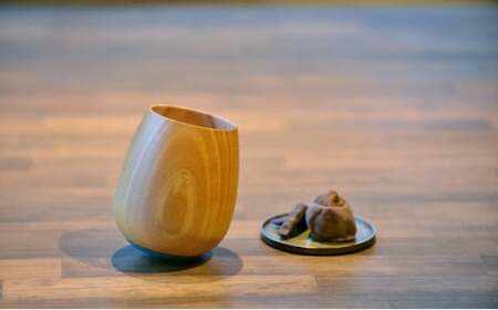 [高岡銅器]Cup SHIRO TILT KISEN（カップ シロ チルト キセン） 雑貨 日用品 木製カップ ワインカップ  FAD-0404