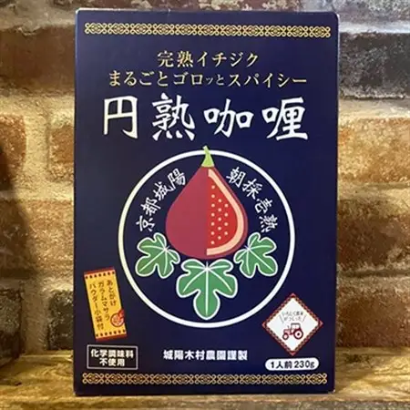 京都府城陽産　イチジクが丸ごと入った　スパイシーなカレー　5箱×1セット_惣菜・加工品 カレー  _【1136496】