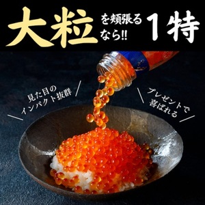 三陸産 いくら醤油漬け牛乳瓶160ｇ プチプチ感が強め。(鮭卵) 岩手県産 国産 