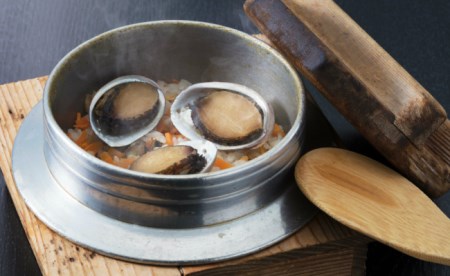 ながれこ釜飯1合用（あわびの仲間・あわび 科貝類）