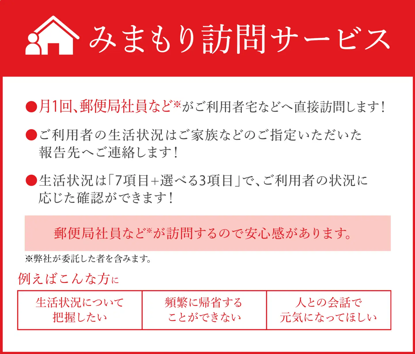 No.1151　みまもり訪問サービス（6か月）