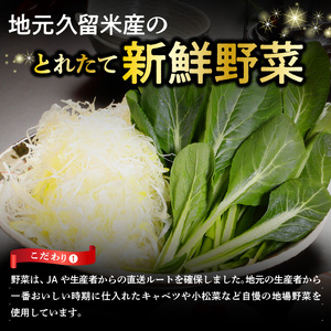 久留米とんこつみそ鍋 2～3人前セット_久留米 とんこつ みそ 鍋 2～3人前 セット 野菜 3種 黒豚ロース バラ肉 中華麺 辛子明太子 紅しょうが 冷凍 潘陽軒 ラーメン スープ コラーゲン 【ミシュランガイド 掲載店】 【ジョブチューン 鍋つゆアレンジバトル 優勝】 福岡県 久留米市 送料無料 〔Cn002〕