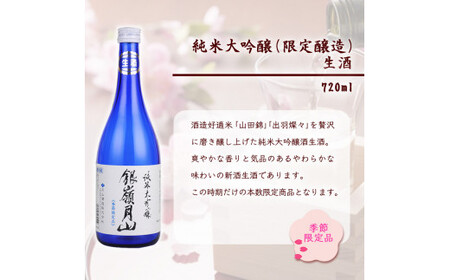 銀嶺月山 純米大吟醸 飲み比べ セット 720ml×2本 火入れ 生酒 【2026年4月頃から7月末頃発送予定】飲み比べ 純米大吟醸 日本酒 酒　018-E-GS014