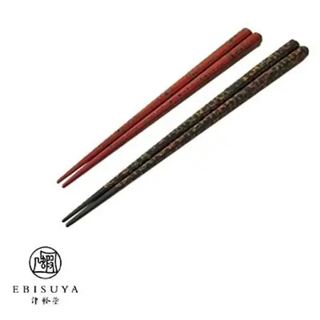 津軽塗　夫婦箸セット_雑貨・日用品 箸 食器   装飾品・工芸品  陶器・漆器 _【1073748】