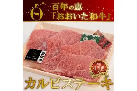 百年の恵 「おおいた和牛」 カルビステーキ約400g A01062