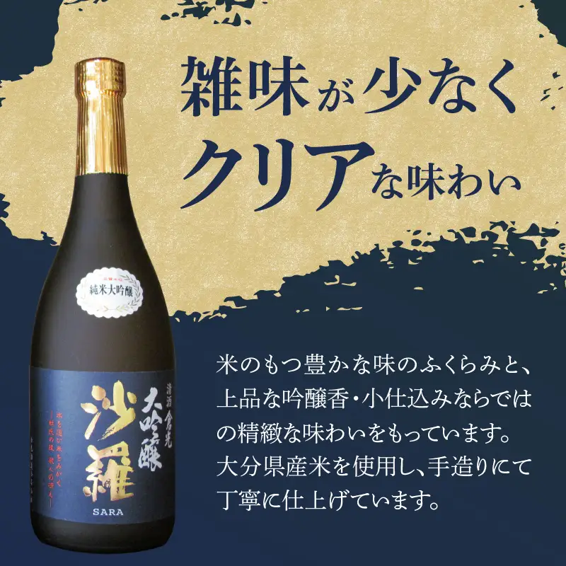 沙羅　純米大吟醸（720ml） H02006