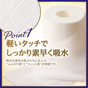 トイレットペーパー 「デュープレミアム」 ダブル 96個 12ロール × 8パック 大容量 パルプ100％ 贅沢 厚手 ふんわり フィット 女性にやさしい 防災 備蓄 備蓄用 イデシギョー 富士市 日用品 無地・無色 パルプ配合 96ロール [sf002-043]