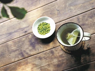 11-26 抹茶入り玄米茶 紐付きティーバッグ5袋