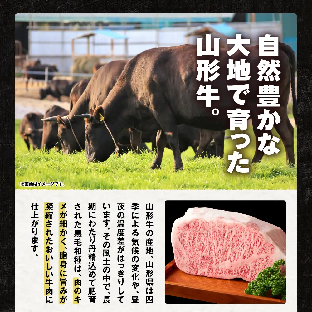 山形牛ロースステーキ約200g×3枚 肉の工藤提供 hi004-hi023-006r  肉 国産牛 牛肉 ブランド牛 和牛 精肉 霜降り肉 焼肉 キャンプ アウトドア お取り寄せ ご当地 グルメ 冷凍 山形県 東根市 肉の工藤提供