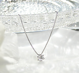 HPｔ950（ハードプラチナ950）【D SI EX H＆C】 ダイヤモンド0.2ctシンプルペンダント (K027913-H)