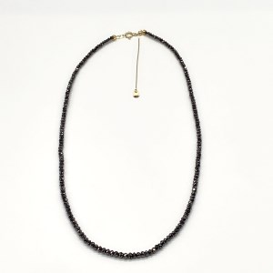 K18YG ブラックダイヤ【AAA】20ct ブラックダイヤネックレス （SG-0006）