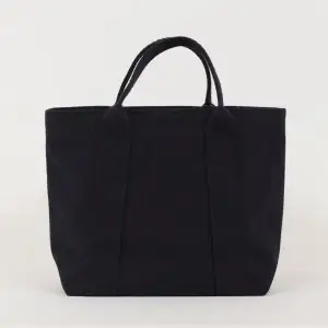 【トラック幌用の糸を使用】シンプル自立トート（ブラック）　/国産4号帆布　　[B-tote2 S] T03040_1