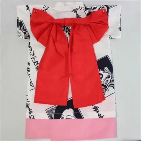 青森県青森市産　青森ねぶた祭　衣装セット　子供用(100cm)_装飾品・工芸品 和服    装飾品・工芸品  服飾小物 _【1142331】