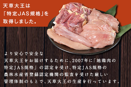 天草大王 贅沢1羽セット 約1.5kg【幻の地鶏】もも・むね・ささみ 各2枚《60日以内に出荷予定(土日祝除く)》