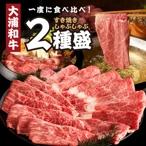 大浦和牛すきやき・しゃぶセット(1kg)【2405A00207】