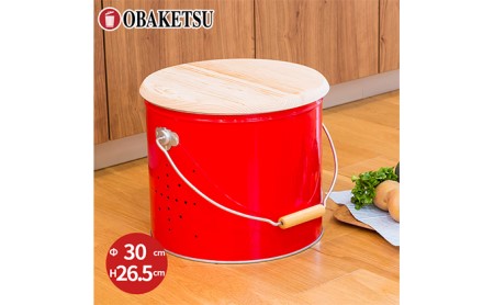 ストッカー バケツ職人が作る 野菜ストッカー 大 サイズ 渡辺金属工業  オバケツ キッチン キッチン用品 インテリア 雑貨 日用品 保存 保存容器 収納 鮮度 野菜 根菜類 防虫 トタン バケツ 蓋付き 手作り ヒノキ 国産 米櫃 兵庫 兵庫県 姫路 姫路市 シルバー