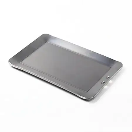 oka-d-art　黒皮鉄板 厚さ4.5mm×250mm×165mm 穴有り 単品【1215176】