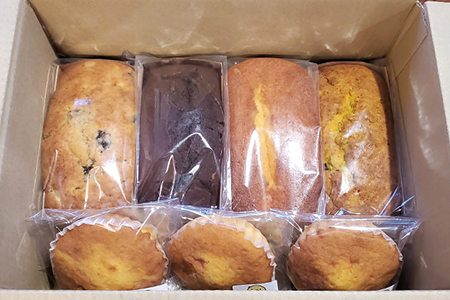 焼き菓子セット(B) (パウンドケーキ4種＆マドレーヌ) [0051]