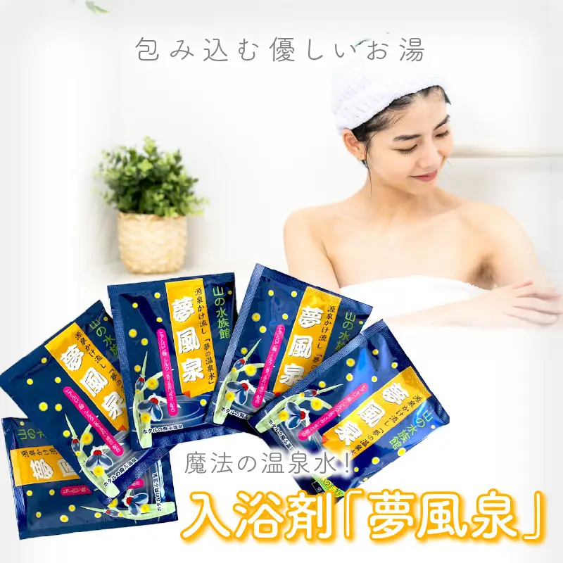 魔法の温泉水！入浴剤「夢風泉」 ( 温泉 温泉水 入浴剤 お風呂 ふるさと納税 )【011-0004】