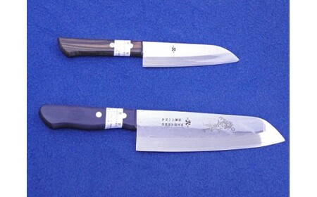 文化包丁とフルーツナイフのセット 各1丁 『(有)佐藤鉄工所』 山形県 南陽市 [505]