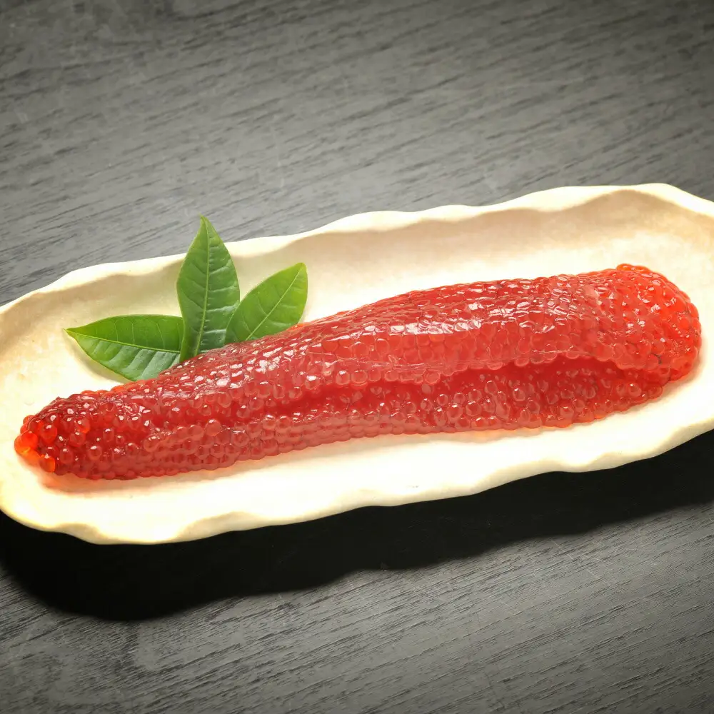 【北海道知床産】鮭筋子(塩漬) 500g すじこ 筋子