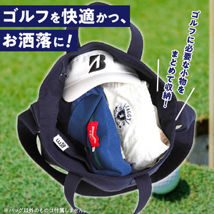 久留米絣ゴルフトートバック（ショルダー付）BG_久留米絣 ゴルフ トートバッグ BG ショルダー付き 持ち運びスムーズ 便利 バッグ 儀右ェ門ブランド おしゃれ 柄 日用品 雑貨 工芸品 収納 外出 買い物 大きめ お取り寄せ 福岡県 久留米市 送料無料 〔Nx101〕