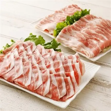 【日出ポーク】しゃぶしゃぶセット 豚ロース(400g)＆バラ(500g) スライス_肉 しゃぶしゃぶ 豚肉 豚しゃぶ  惣菜・加工品 肉 鍋 なべ ナベ_【配送不可地域：離島】【1078236】