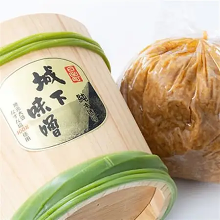 阿部三郎商店　城下味噌2kg(樽入り)【ひじめいど】 AW03_調味料 味噌  みそ_【配送不可地域：離島】【1108150】