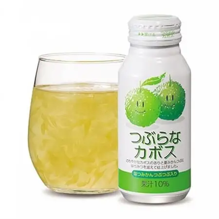 つぶらなカボス(190g×60本) さわやかなカボスの果汁ベースのジュース_大分  名産  特産品  つぶらなシリーズ  つぶらなかぼす  カボス  ギフト プレゼント ジュース  缶ジュース つぶ入り  大分県産  果汁飲料_【1104729】