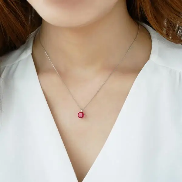 【京セラ】クレサンベール〈ルビー〉ペンダント｜京都 ジュエリー 人気ブランド ジュエリー
