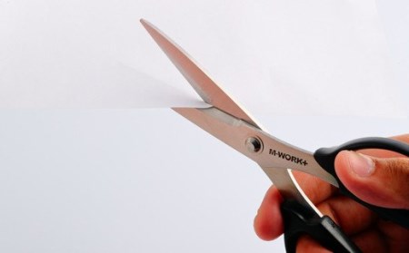 H4-34 事務用はさみ155mm マイティーワークプラス ～鋏 ハサミ はさみ 刃物 ニッケン刃物 関市 文具 文房具 事務 雑貨～