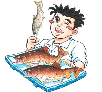 １５－２　江戸前の旬のアユの山椒炊き７匹 