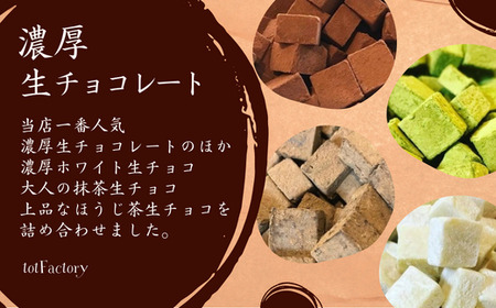 訳あり 濃厚 生チョコレート 4種 各味100g 400g 生チョコレート ちょこちょこ