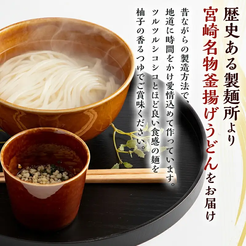 宮崎名物 釜揚げうどん 16食入り つゆ、揚げ玉、薬味付き うどん 釜揚げ うどんセット 16食 8袋 麺 つゆ 揚げ玉 薬味 セット 麺 和食 かけうどん 釜あげうどん 湯だめうどん 冷やしうどん ざるうどん お取り寄せ グルメ