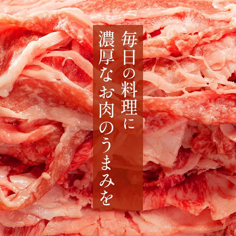 牛肉 こま切れ 牛肉[黒毛和牛 1.2kg 宮崎県産]