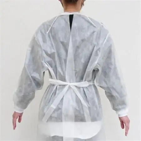国内生産医療用アイソレーションガウン(ラミネート加工品)10着【1219442】