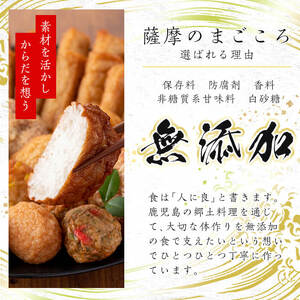 さつま揚げ ＜平日着分＞特上さつま揚げ彩り33枚(10種類)【薩摩のまごころ】a146-01