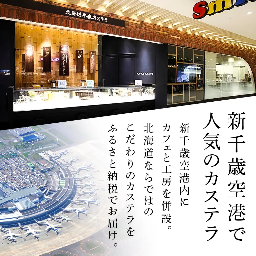 北海道牛乳カステラセット