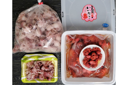 いいだこ 1.8kg セット (ボイル800g・ピリ辛1kg) チビタコ 味付 _AN008