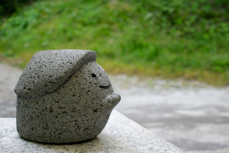 和みいしお 置物 かわいい 石像 いしおさん DW-001
