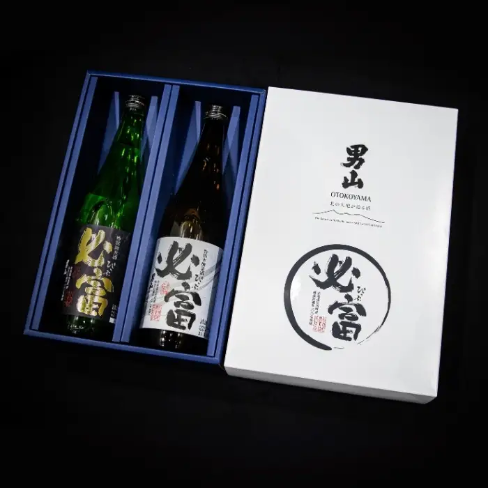 「必富（ぴっぷ）」特別純米酒・特別本醸造酒 720ml 各1本【JAぴっぷ町】地酒 お酒 日本酒 やや辛口 化粧箱 セット 詰め合わせ 男山酒造 彗星 北海道 比布町 ぴっぷ 1001-002