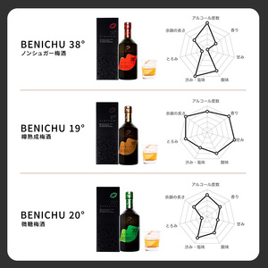 父の日 梅酒 BENICHU 750ml　6本セット[高島屋選定品］ お酒 洋酒 リキュール リキュール類