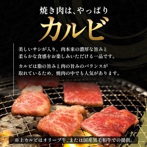 国産和牛 上 カルビ 800g【配送不可：離島】 