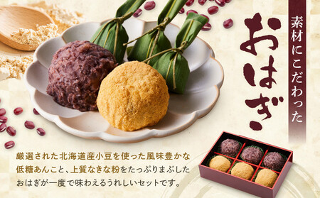 高山おはぎミックス（きなこ・つぶあん）計６個 | 和菓子 スイーツ 餅 食品 おやつ おいしい 飛騨高山 有限会社サカイ食品 GC012
